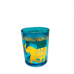 Elephant Blue Tealight Holder
