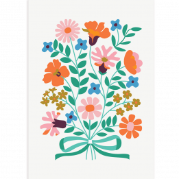 Bunch Of Flowers Greeting Card