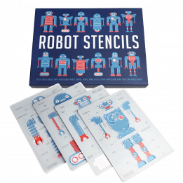 Draw Your Own Robots Large Stencil Set