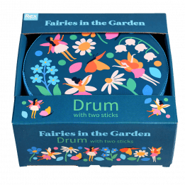 Fairies In The Garden Drum With Drumsticks