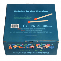 Fairies In The Garden Drum With Drumsticks