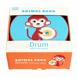 Animal Band Drum With Drumsticks