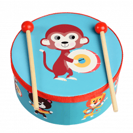 Animal Band Drum With Drumsticks