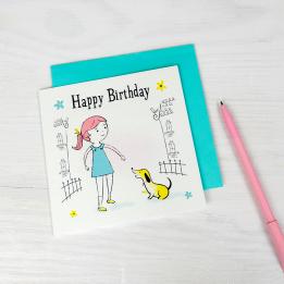 Little Paris Birthday Card