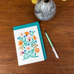 Bunch Of Flowers Greeting Card