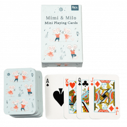 Mimi And Milo Mini Playing Cards