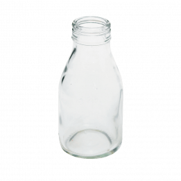 Wild flowers school milk bottle