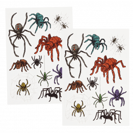 Temporary Tattoos - Spiders