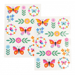 Temporary Tattoos - Floral Flutter