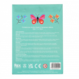 Temporary Tattoos - Floral Flutter