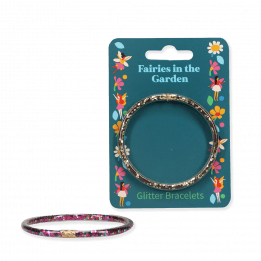 Glitter Bracelets - Fairies In The Garden (set Of Two)