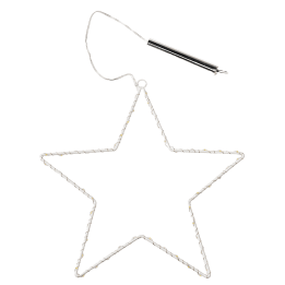 Metal star LED light - 30cm | Rex London