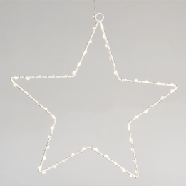 Metal star LED light - 30cm | Rex London