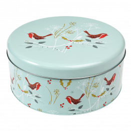 Winter Walk Cake Storage Tin