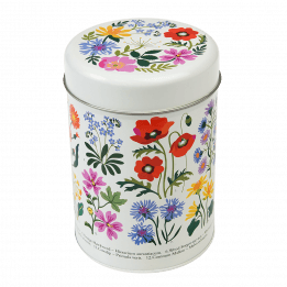 Wild Flowers cannister tin