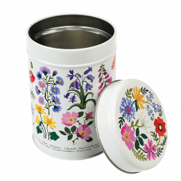 Wild Flowers cannister tin