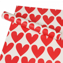 Wrapping Paper (5 Sheets) - Hearts