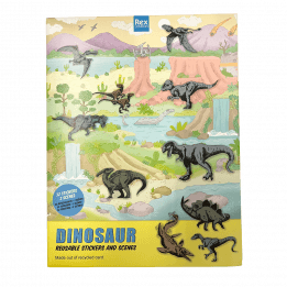 Prehistoric Land Reusable Stickers And Scenes