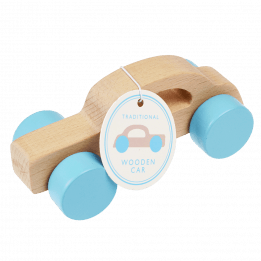 Wooden Push Along Toy - Car