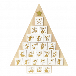 Wooden Advent Calendar - Christmas Tree