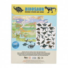 Prehistoric Land Reusable Stickers And Scenes