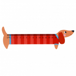 Wooden Ruler - Sausage Dog