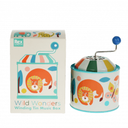 Winding Tin Music Box - Wild Wonders