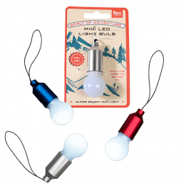Mini LED light bulb keyrings