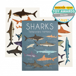 Shark Temporary Tattoos (2 Sheets)