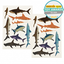 Shark Temporary Tattoos (2 Sheets)