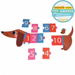 Sausage Dog Number Puzzle - Shortlisted - Made for mums toy awards