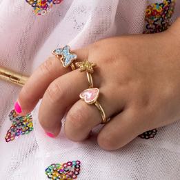 Glitter Rings & Bracelets - Fairies In The Garden 