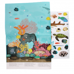 Coral Reef Sticker Poster