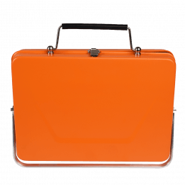 Portable Suitcase Bbq - Orange