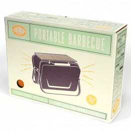 Portable Suitcase Bbq - Burnt Orange