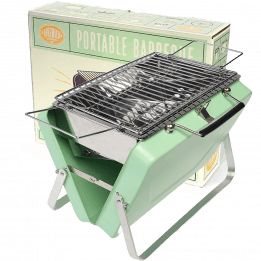 Portable Suitcase Bbq - Pistachio