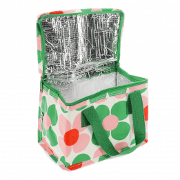 Lunch Bag - Pink And Green Daisy