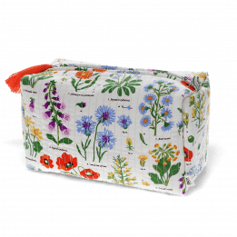 Quilted Wash Bag - Wild Flowers