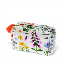 Quilted Makeup Bag - Wild Flowers