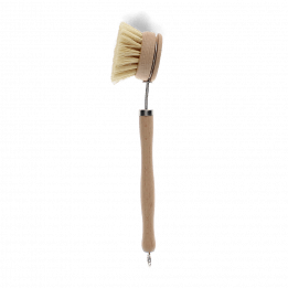 Long-Handled Wooden Pan Brush