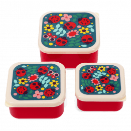 Snack Boxes (set Of 3) - Ladybird