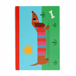 A5 Notebook - Sausage Dog