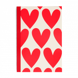 A5 Notebook - Hearts