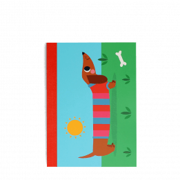 A6 Notebook - Sausage Dog