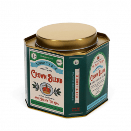 Metal Tea Caddy - Crown Blend