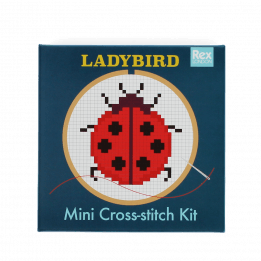 Mini Cross-Stitch Kit - Ladybird