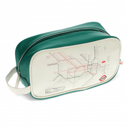 Wash Bag - Tfl Heritage Tube Map