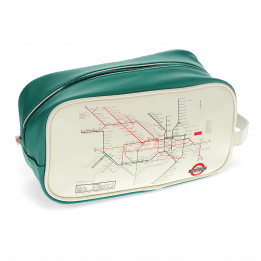 Wash Bag - Tfl Heritage Tube Map