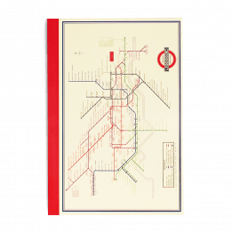 A5 Notebook - Tfl Heritage Tube Map