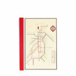 A6 Notebook - Tfl Heritage Tube Map